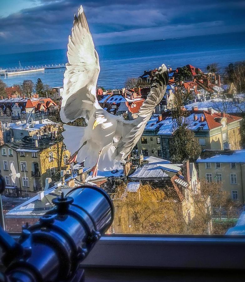 Pokoje Przy Plazy Z Widokiem Na Morze Sopot Esterno foto