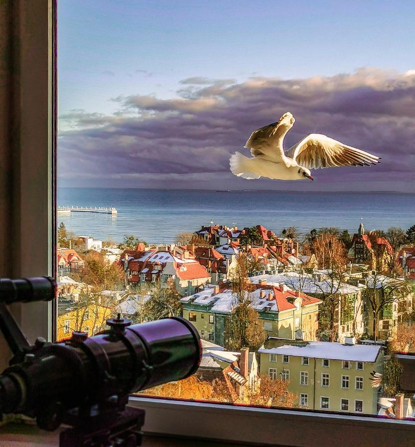 Pokoje Przy Plazy Z Widokiem Na Morze Sopot Esterno foto