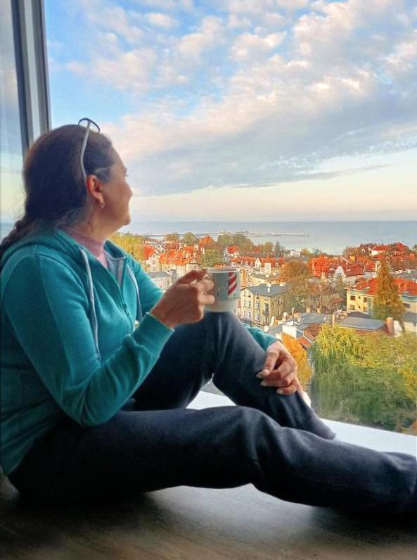 Pokoje Przy Plazy Z Widokiem Na Morze Sopot Esterno foto