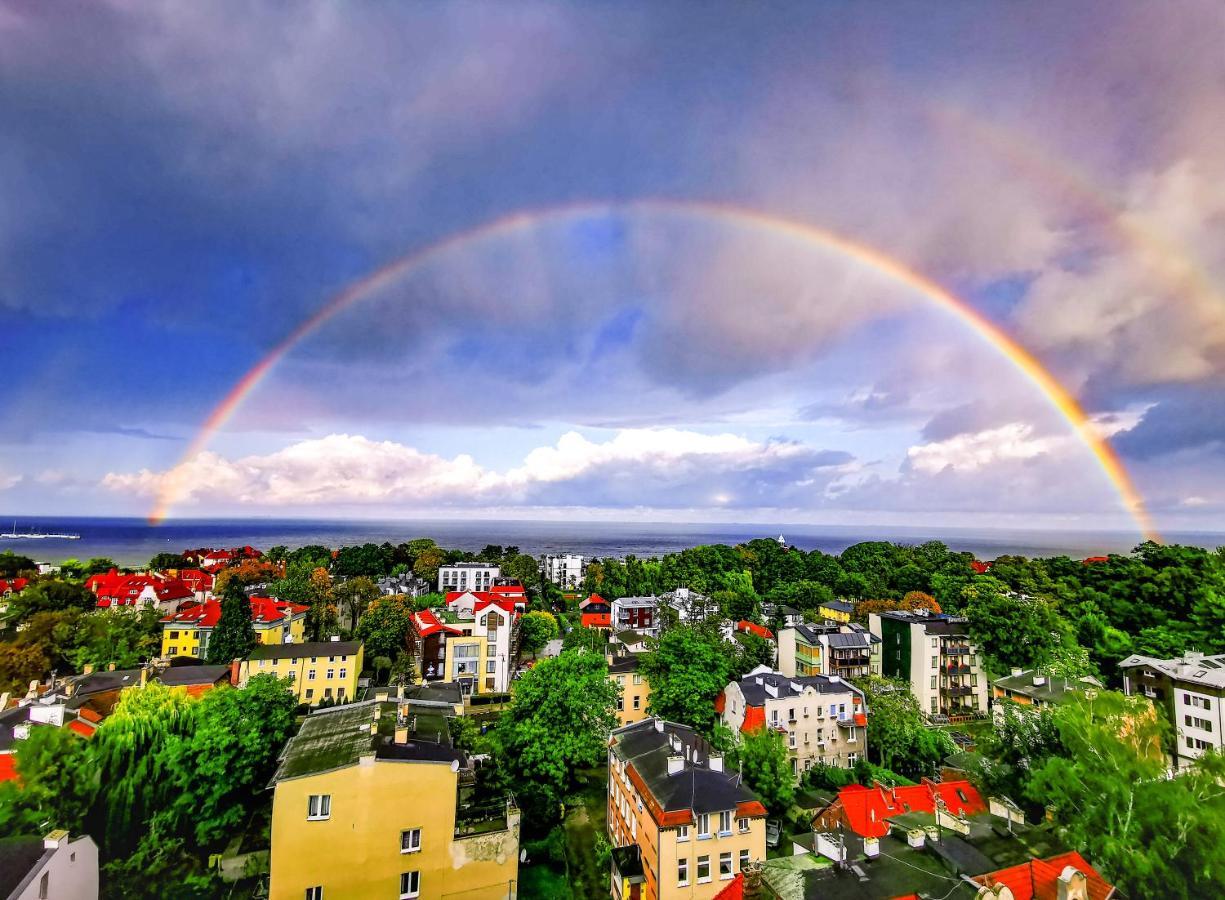 Pokoje Przy Plazy Z Widokiem Na Morze Sopot Esterno foto