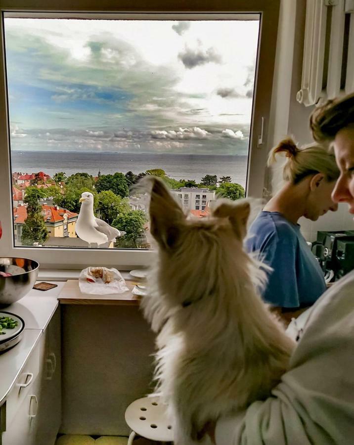 Pokoje Przy Plazy Z Widokiem Na Morze Sopot Esterno foto