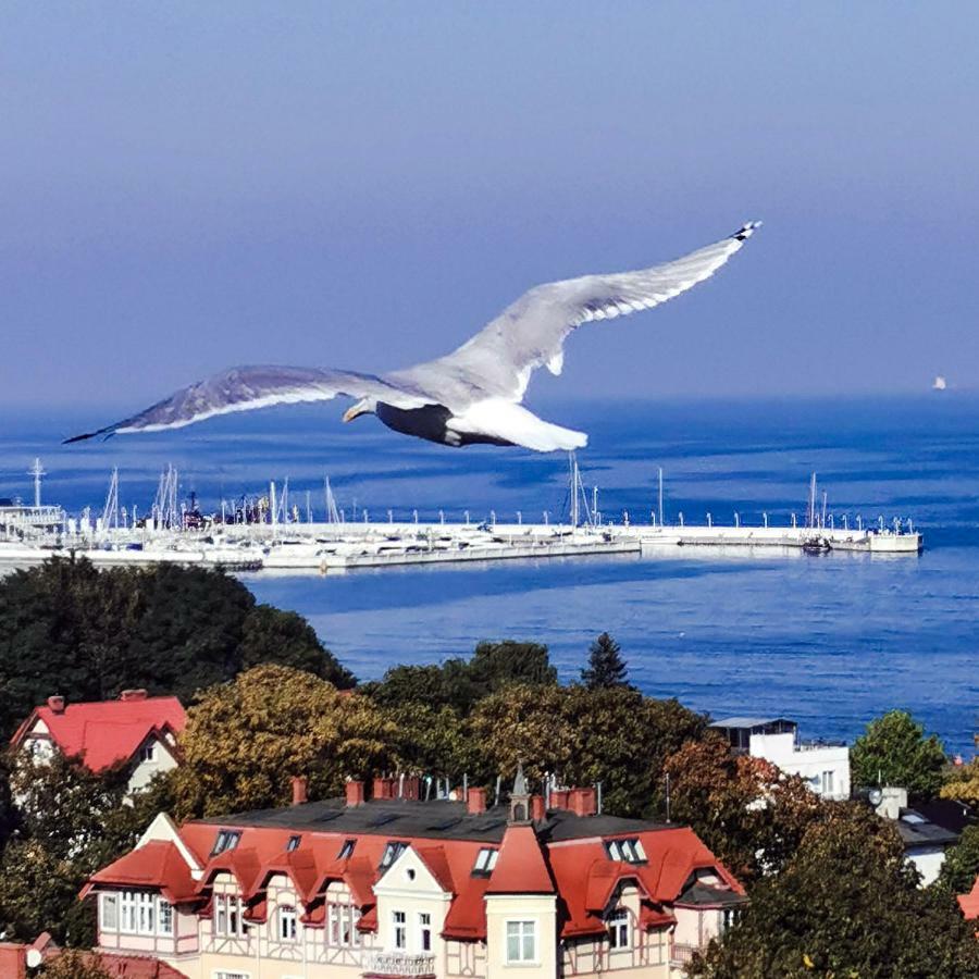 Pokoje Przy Plazy Z Widokiem Na Morze Sopot Esterno foto